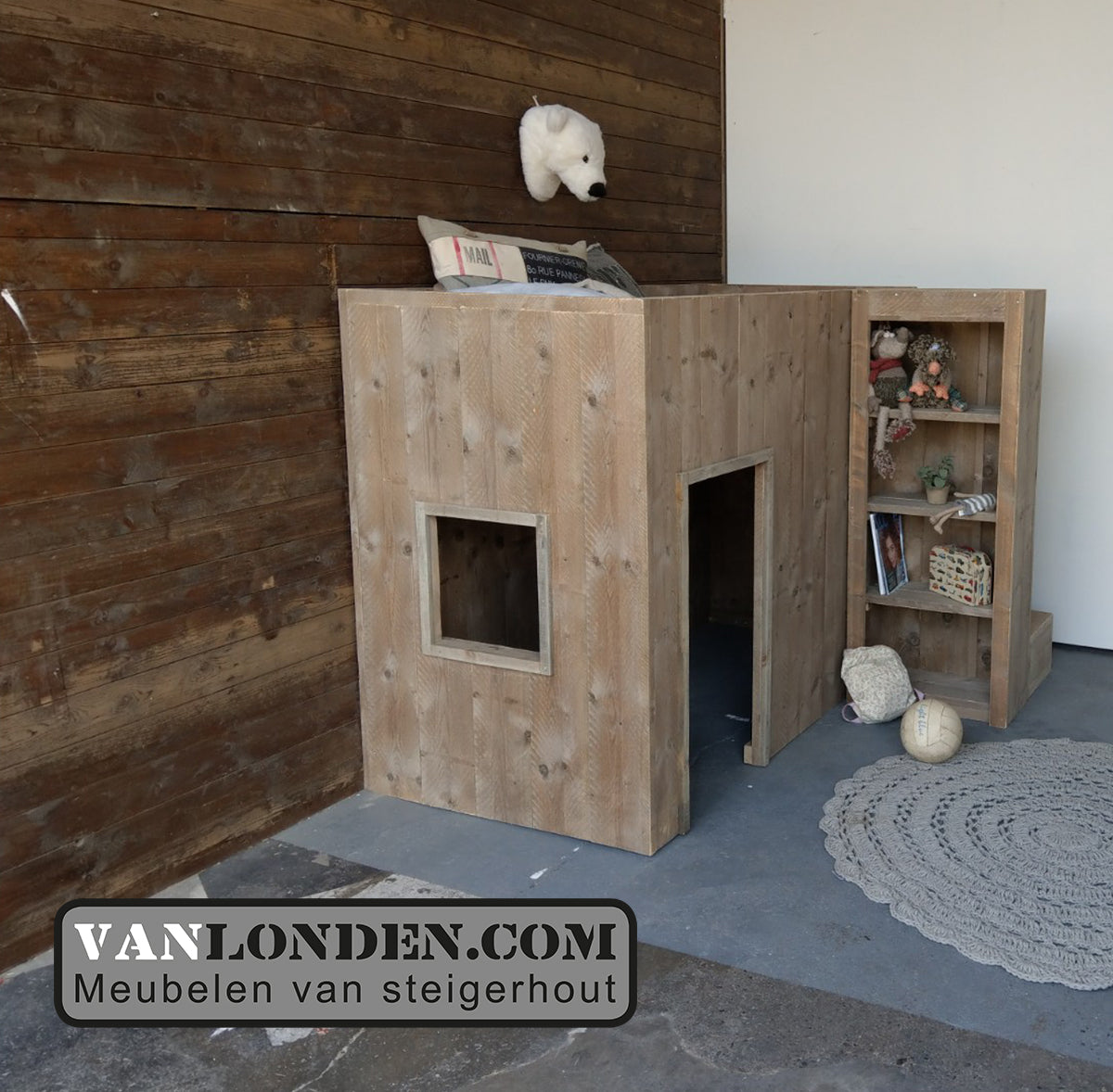 Steigerhouten hoogslaper Friso