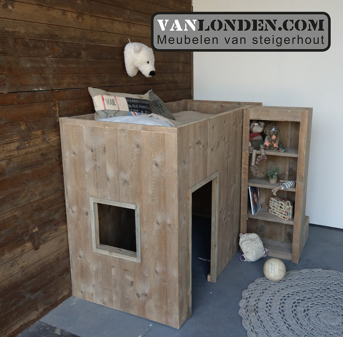 Steigerhouten hoogslaper Friso