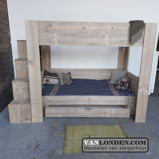 Steigerhouten hoogslaper Julot