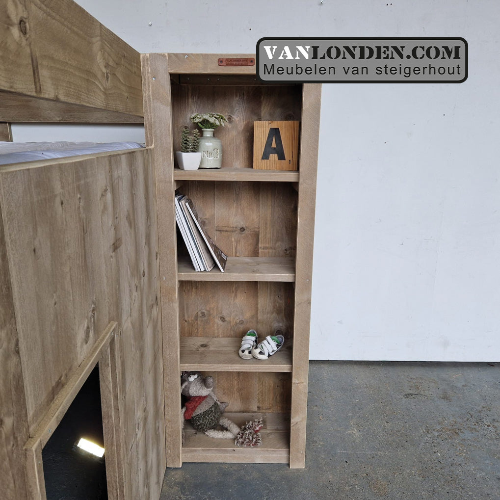 Steigerhouten hoogslaper Daan