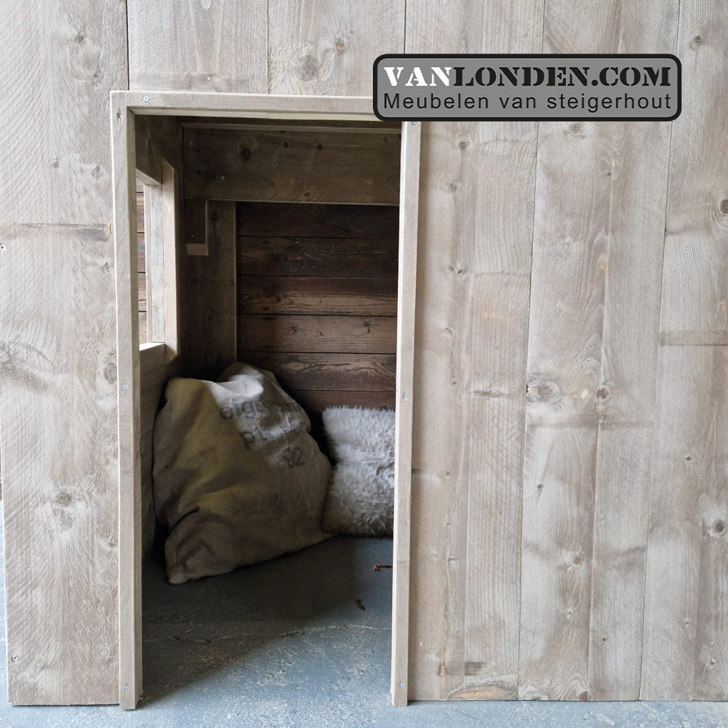 Steigerhouten hoogslaper Daan