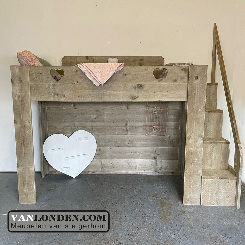 Steigerhouten hoogslaper Maren