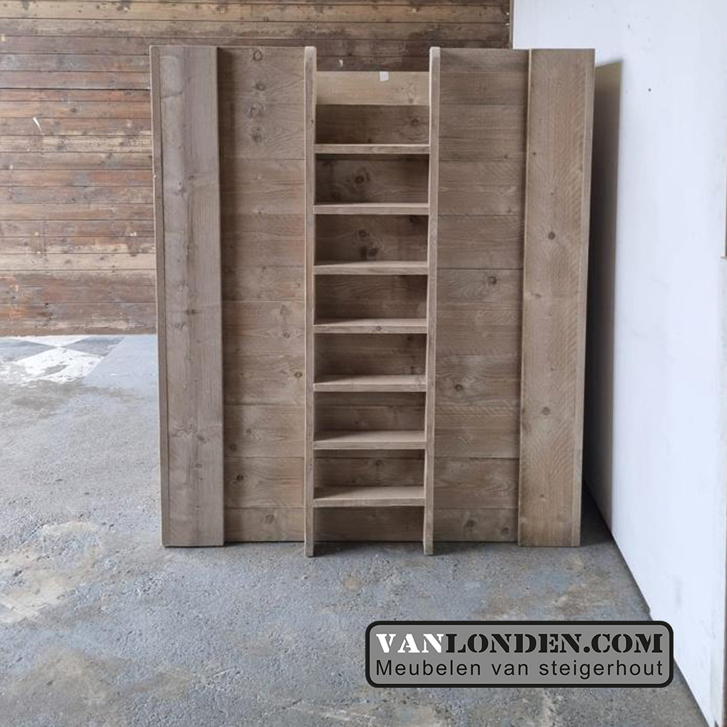 Steigerhouten hoogslaper Wiebe