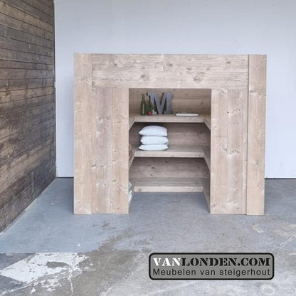 Steigerhouten hoogslaper Wiebe