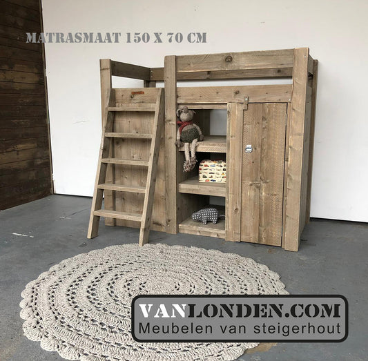 Steigerhouten hoogslaper Borre