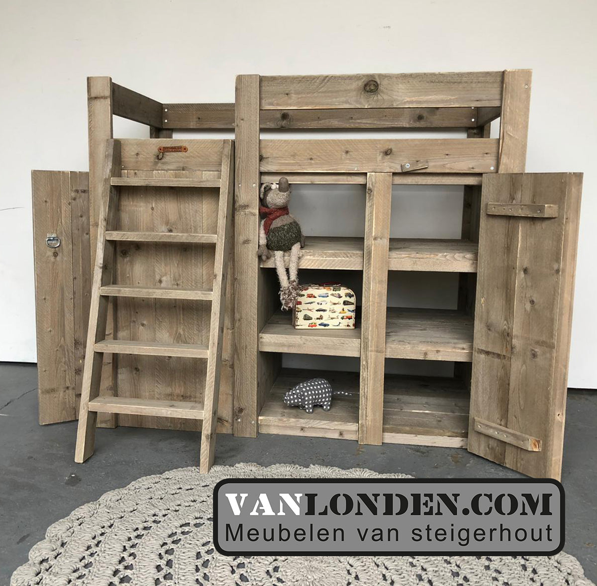 Steigerhouten hoogslaper Borre