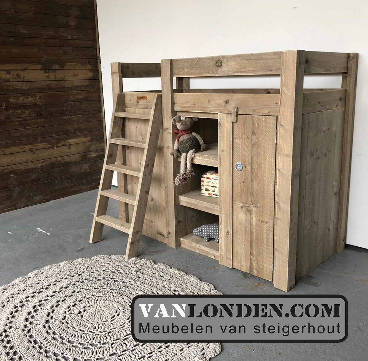 Steigerhouten hoogslaper Borre