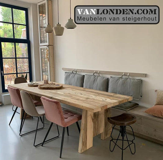 Steigerhouten eettafel Jitske