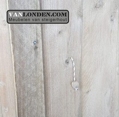 Steigerhouten kast met lades Alice