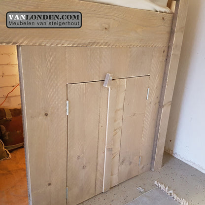 Steigerhouten kasteelbed Matthias