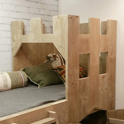 Steigerhouten kasteelbed Daniel