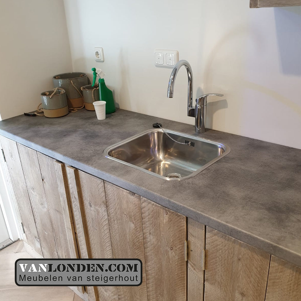 Steigerhouten keuken Pjotr