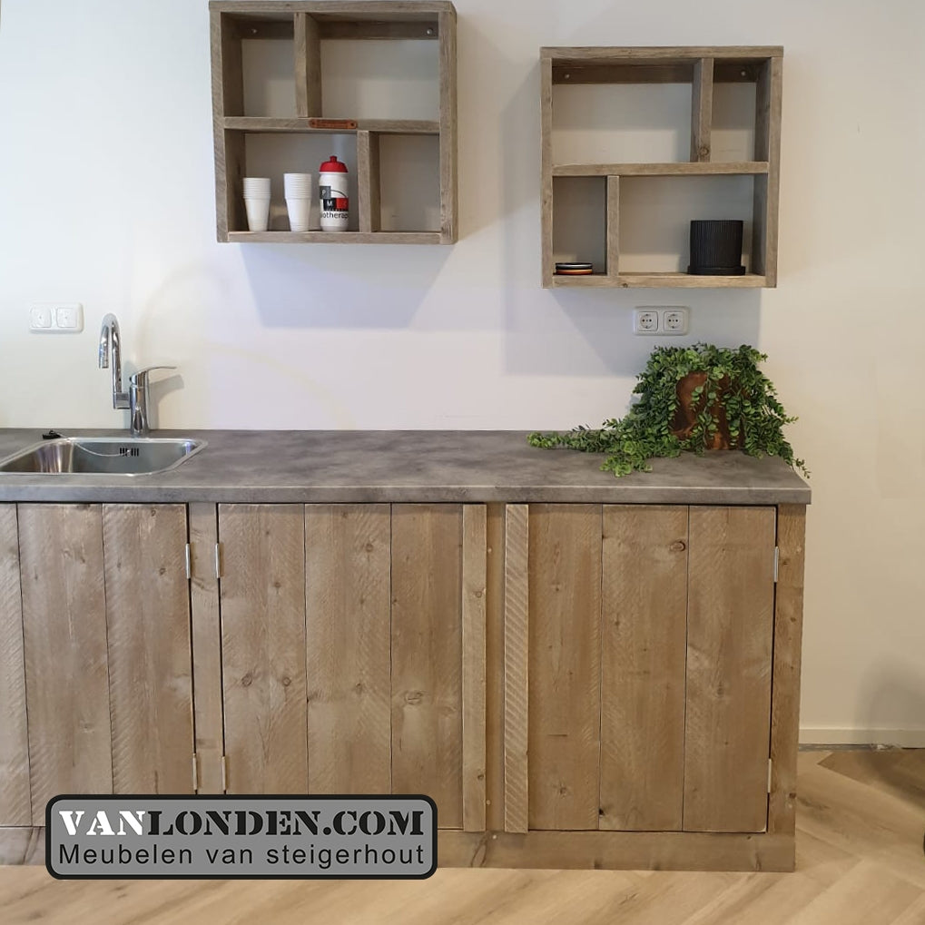 Steigerhouten keuken Pjotr