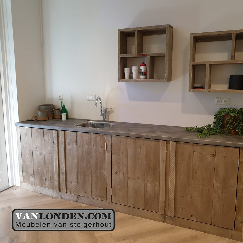 Steigerhouten keuken Pjotr