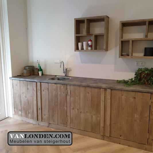 Steigerhouten keuken Pjotr