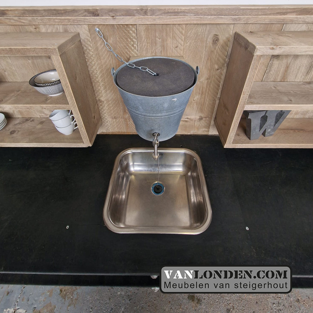 Steigerhouten kinder buitenkeuken Dex