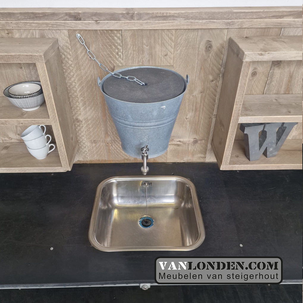 Steigerhouten kinder buitenkeuken Dex