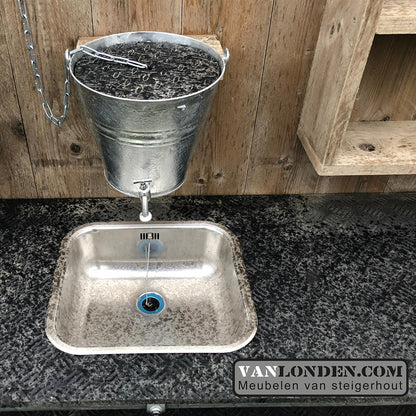 Steigerhouten kinder buitenkeuken Dex