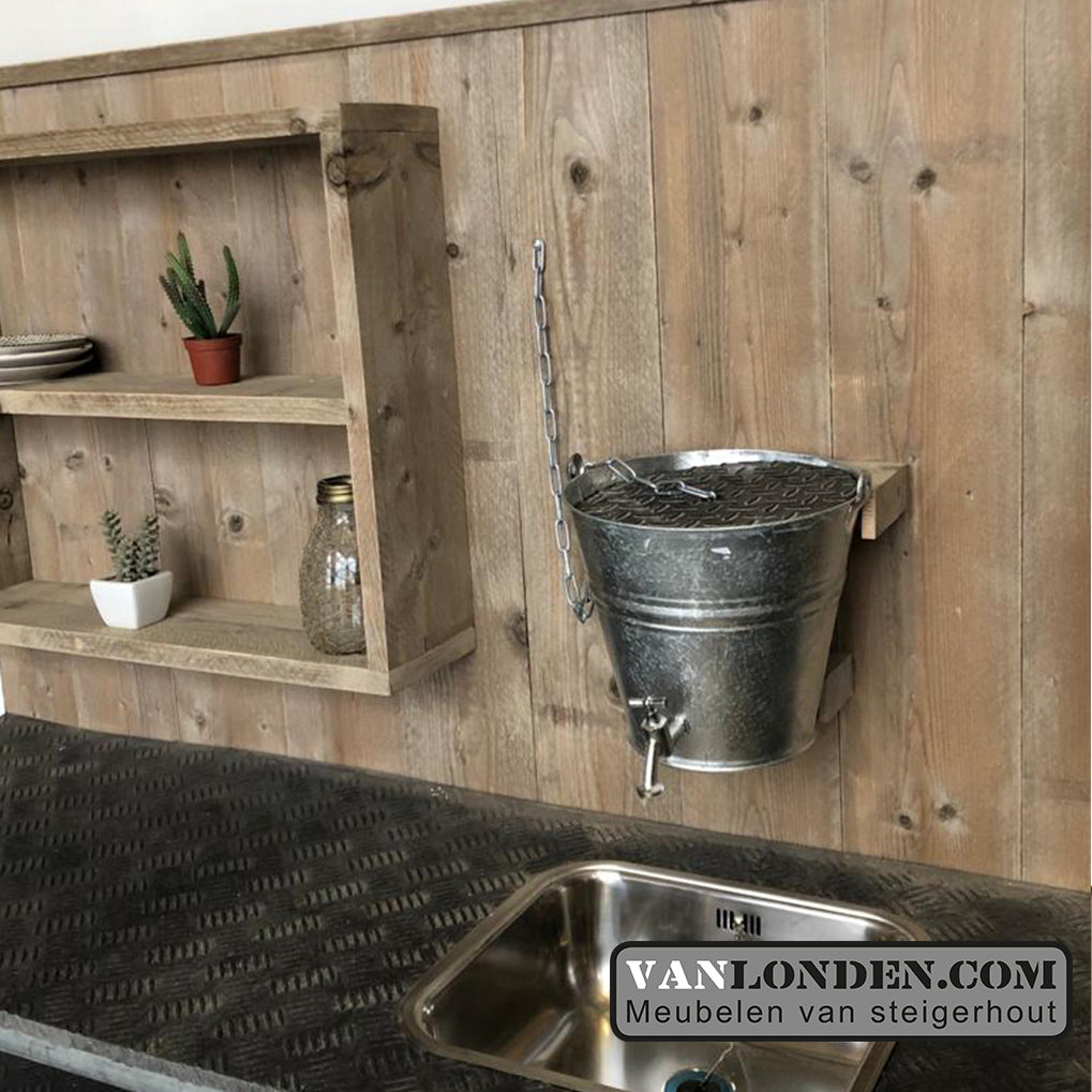 Steigerhouten kinder buitenkeuken Dex