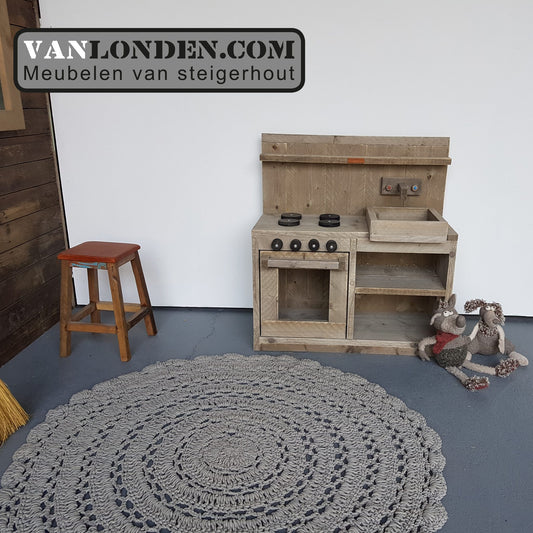 Steigerhouten kinderkeukentje Marlot