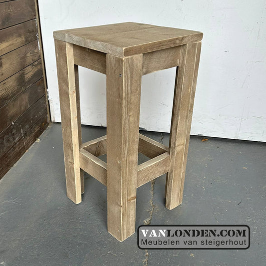 Steigerhouten krukje Fender