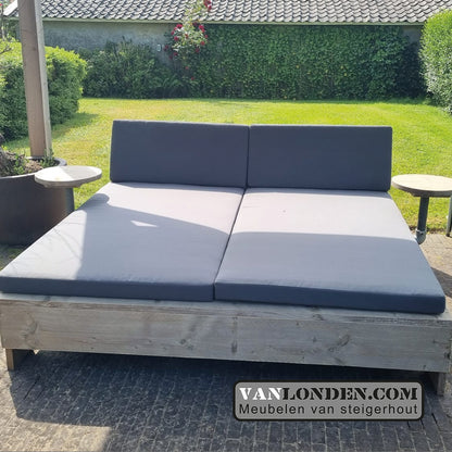 Steigerhouten loungebed Jessie
