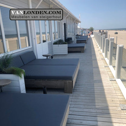 Steigerhouten loungebed Jessie