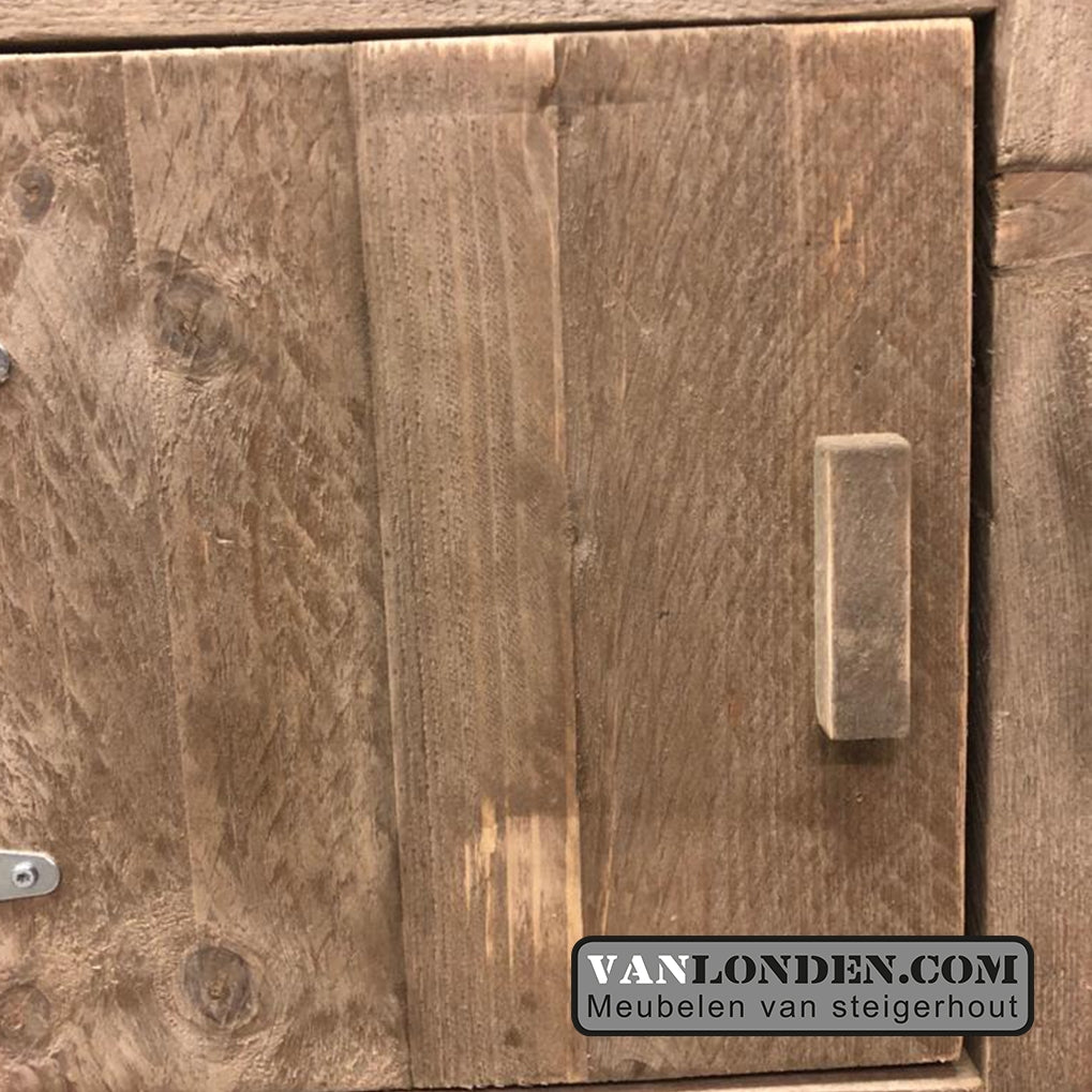 Steigerhouten nachtkastje Cas