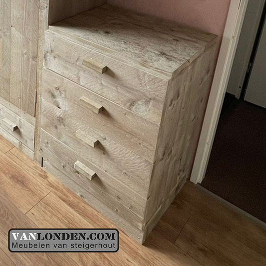 Steigerhouten ladenkastje Esther