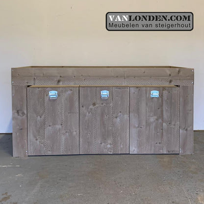 Steigerhouten halfhoogslaper dressoir Kerry