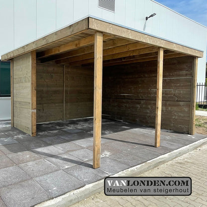 Steigerhouten overkapping Edo