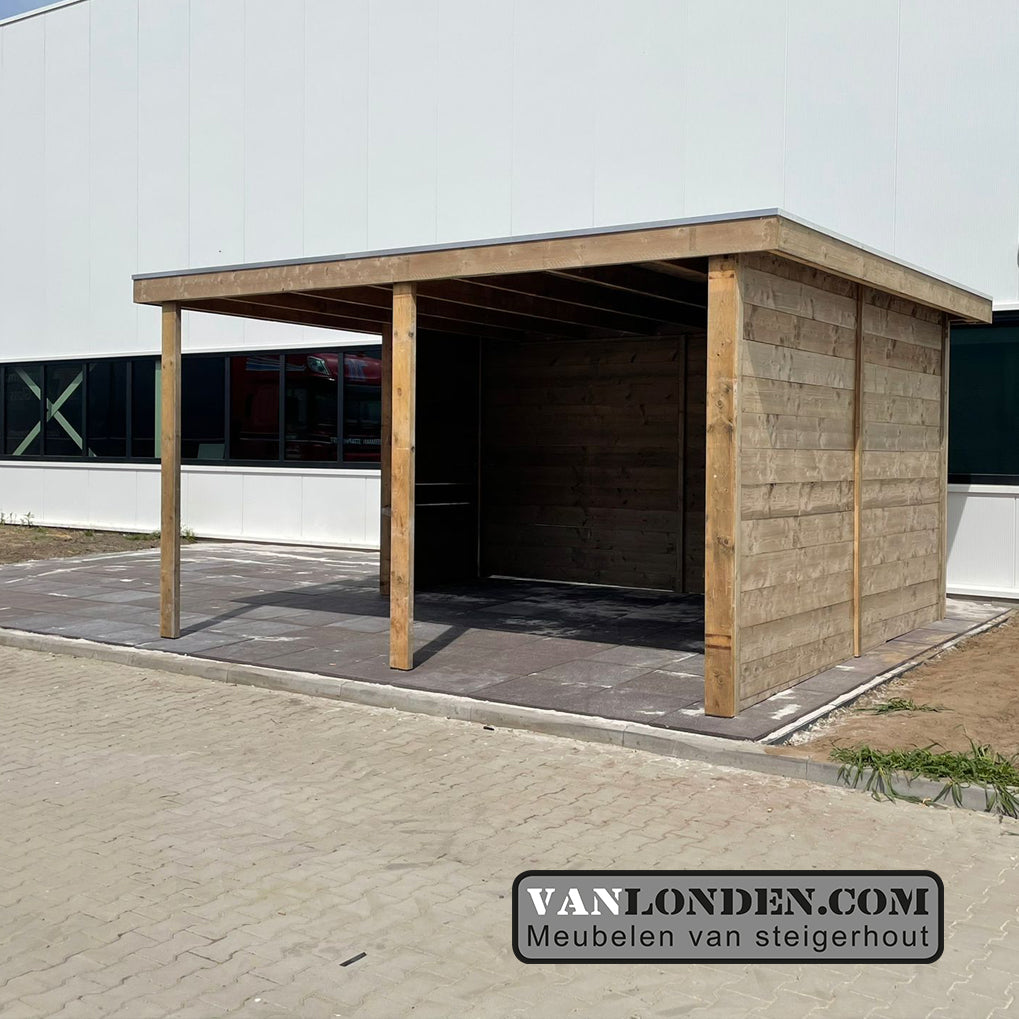 Steigerhouten overkapping Edo