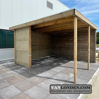 Steigerhouten overkapping Edo