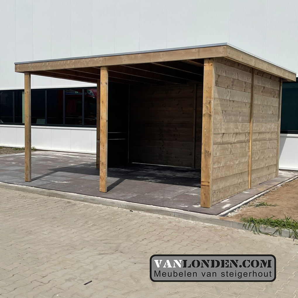 Steigerhouten overkapping Edo