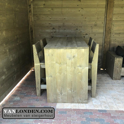 Steigerhout overkapping Sieb