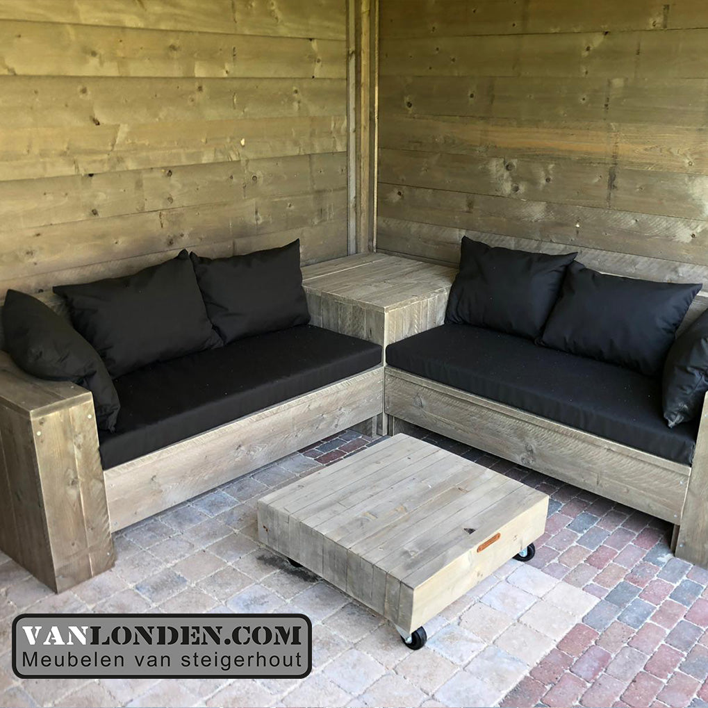 Steigerhout overkapping Sieb