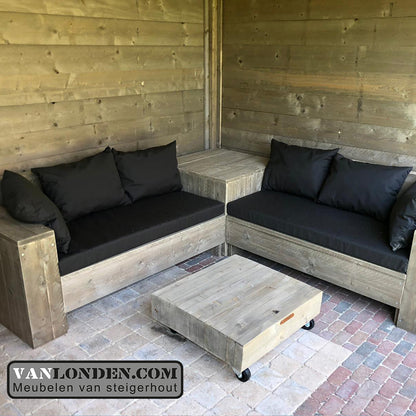 Steigerhout overkapping Sieb