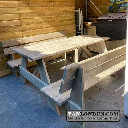 Steigerhouten picknicktafel Maxime