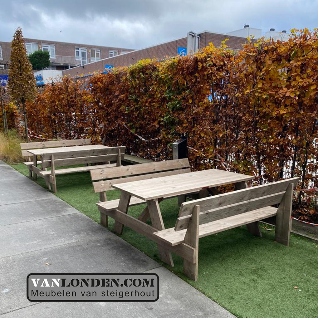 Steigerhouten picknicktafel Maxime