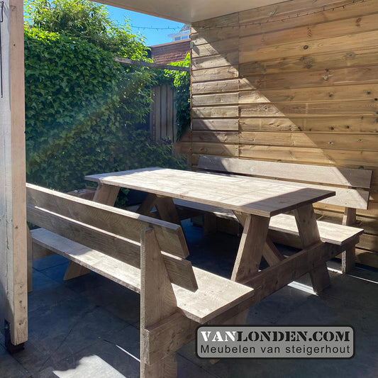 Steigerhouten picknicktafel Maxime
