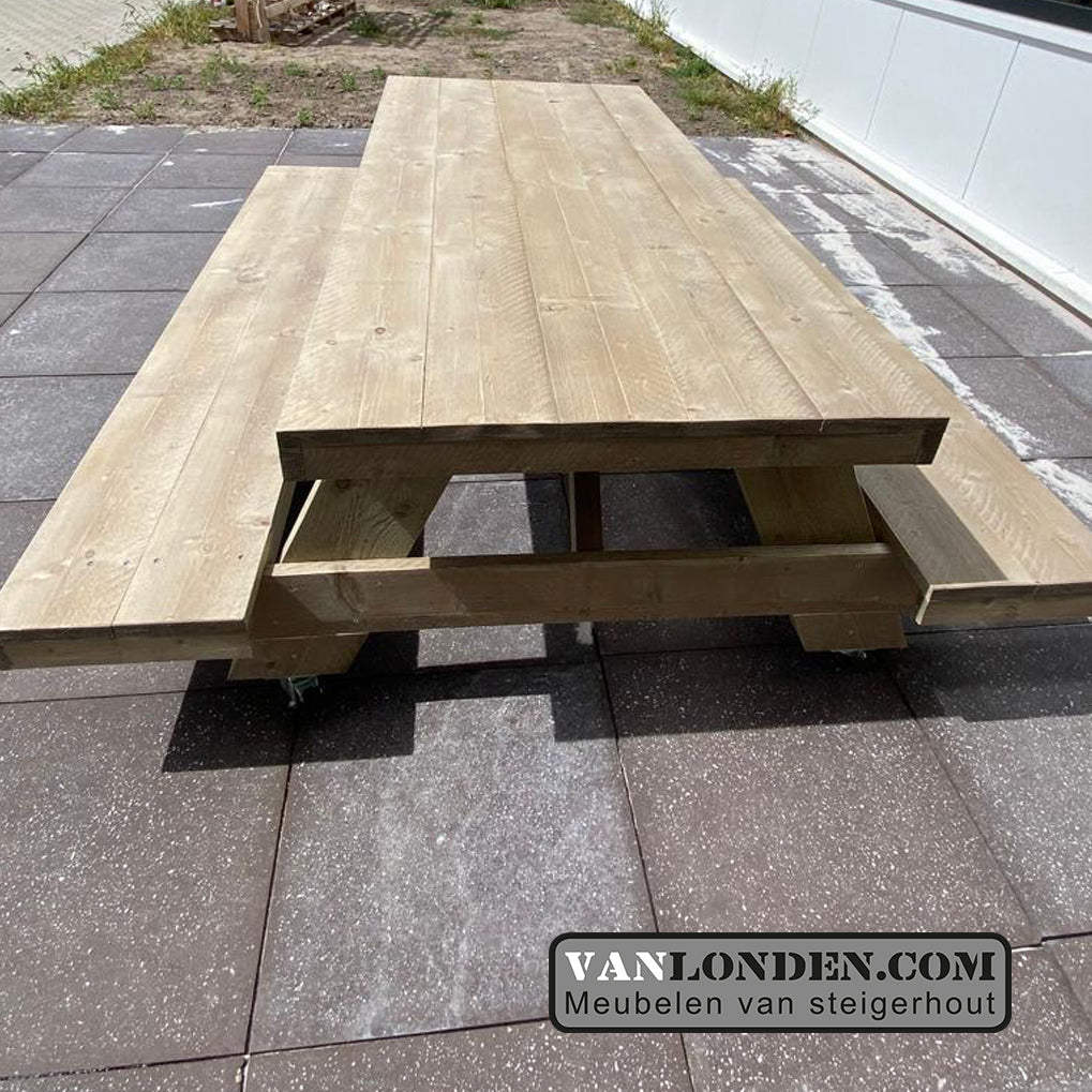 Steigerhouten picknicktafel Thijs