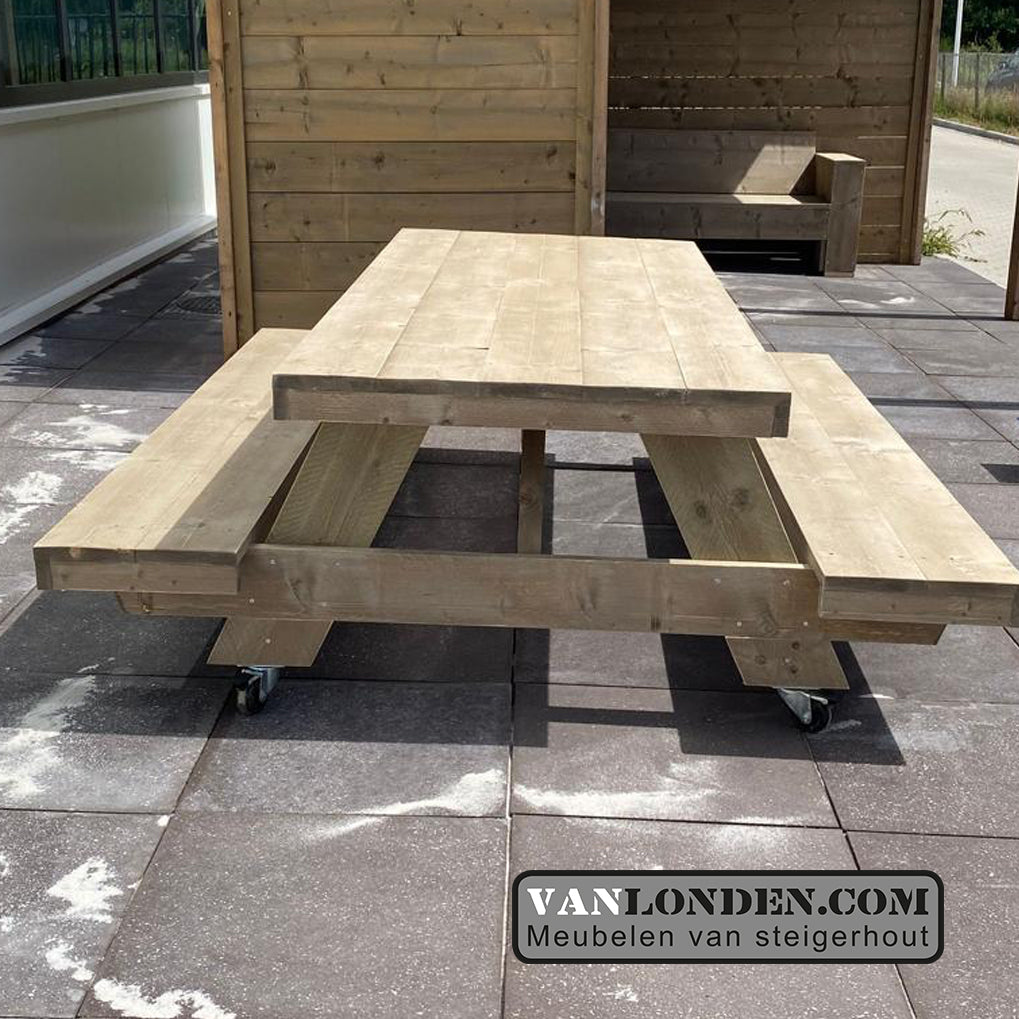 Steigerhouten picknicktafel Thijs