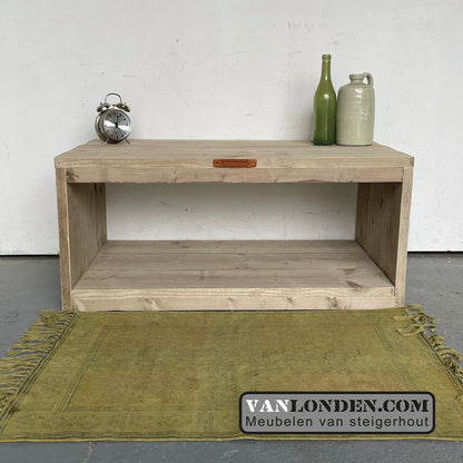 Steigerhouten salontafel Peer