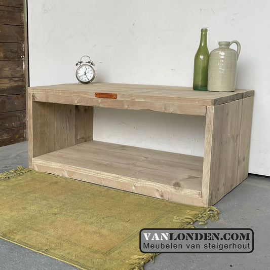 Steigerhouten salontafel Peer