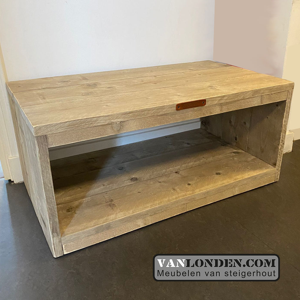 Steigerhouten salontafel Peer