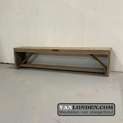 Steigerhouten side table - bankje Selena