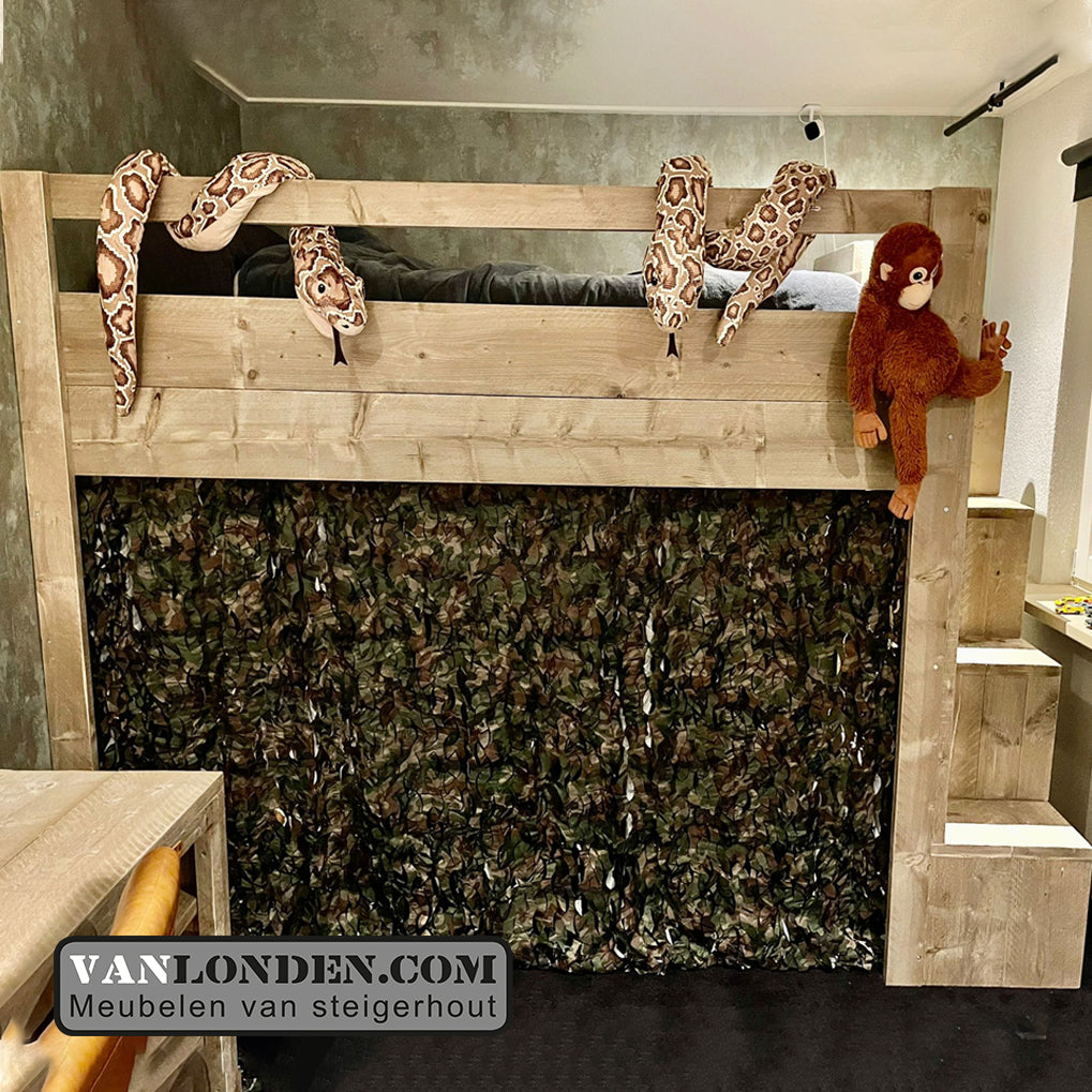 Steigerhouten slaap vide Bruce