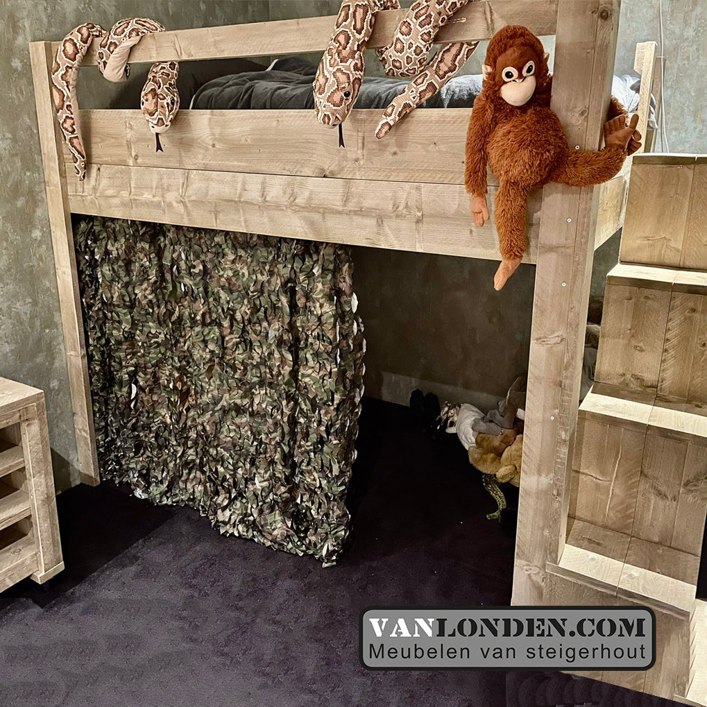 Steigerhouten slaap vide Bruce