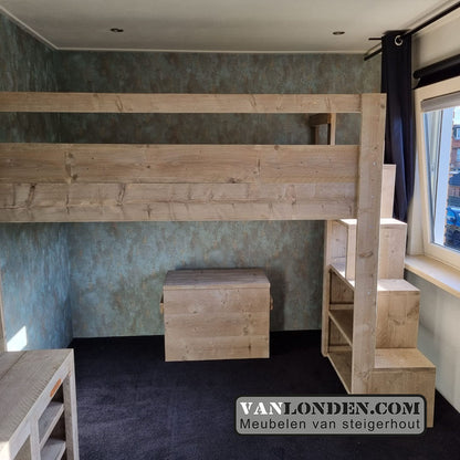 Steigerhouten slaap vide Bruce