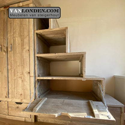 Steigerhouten slaap vide Wally